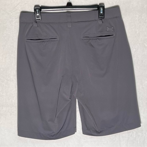 Under Armour Shorts Mens 34 Gray Performance Heatgear Golf Outdoor Casual - Picture 2 of 9